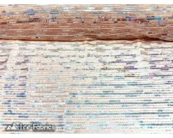 Stretch Beaded Fabric With Embroidery Sequin On Mesh -Luxtex Store stretch beaded fabric with embroidery sequin on mesh 195147