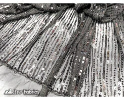 Stretch Beaded Fabric With Embroidery Sequin On Mesh -Luxtex Store stretch beaded fabric with embroidery sequin on mesh 537259