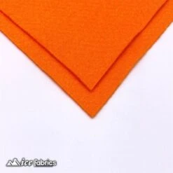 Tangerine Acrylic Felt Fabric / 1.6mm Thick _ 72” Wide -Luxtex Store tangerine acrylic felt fabric 16mm thick 72 wide 701467