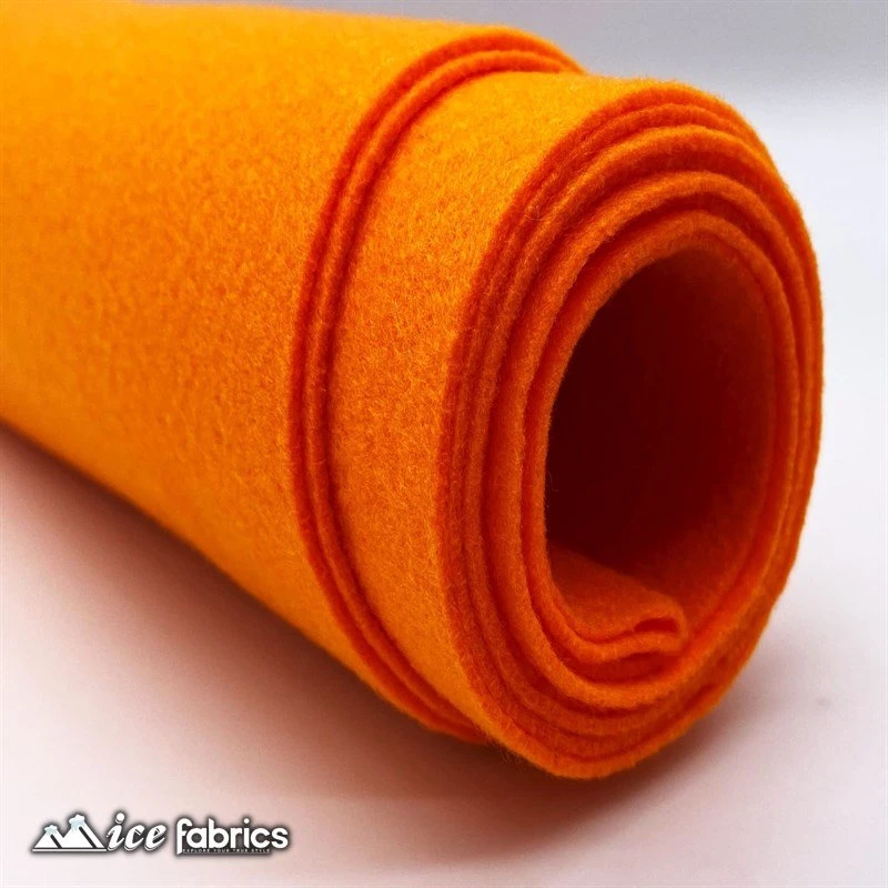 Tangerine Felt Material Acrylic Felt Material 1.6mm Thick 3 Tangerine Felt Material Acrylic Felt Material 1.6mm Thick