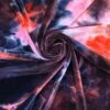 Tie Dye Dark Plum Red, Gray Stretch Velvet Fabric_ 4 Way Stretch Fabric -Luxtex Store tie dye dark plum red gray stretch velvet fabric 4 way stretch fabric 941477