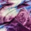 Tie Dye Plum Purple Blue Stretch Velvet Fabric_ 4 Way Stretch Fabric -Luxtex Store tie dye plum purple blue stretch velvet fabric 4 way stretch fabric 263872