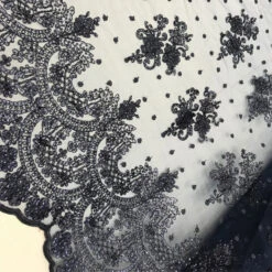 Transparent Fabric Mesh Lace Embroidered Wedding Prom Dress -Luxtex Store transparent fabric mesh lace embroidered wedding prom dress 383127