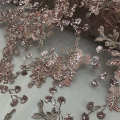 Transparent Prom Design Bridal Mesh Lace Embroidered Wedding Fabric -Luxtex Store transparent prom design bridal mesh lace embroidered wedding fabric 756693