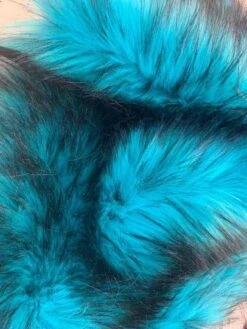 Turquoise Husky Faux Fur Fabric - Shaggy Fur Luxury Fabric -Luxtex Store turquoise husky faux fur fabric shaggy fur luxury fabric 741612