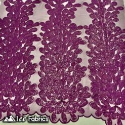 Vegas Peacock Sequin Lace Fabric On Mesh Fashion Fabric -Luxtex Store vegas peacock sequin lace fabric on mesh fashion fabric 157291