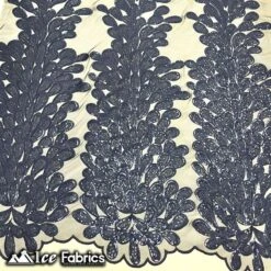 Vegas Peacock Sequin Lace Fabric On Mesh Fashion Fabric -Luxtex Store vegas peacock sequin lace fabric on mesh fashion fabric 815428