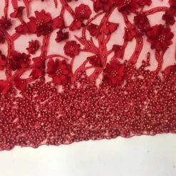 Wedding / Bridal Designed Beaded Mesh Lace Fabric -Luxtex Store wedding bridal designed beaded mesh lace fabric 446914