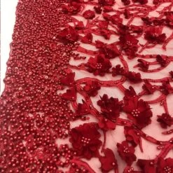 Wedding / Bridal Designed Beaded Mesh Lace Fabric -Luxtex Store wedding bridal designed beaded mesh lace fabric 636114