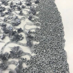 Wedding / Bridal Designed Beaded Mesh Lace Fabric -Luxtex Store wedding bridal designed beaded mesh lace fabric 752670