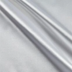 White 2 Way Stretch Silky Soft Satin / Bridal Fabric