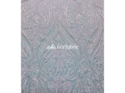 White, Blue Geometric Sequin Fabric _ Embroidered 4 Way Stretch Mesh -Luxtex Store white blue geometric sequin fabric embroidered 4 way stretch mesh 842678