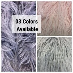 Yeti Mongolian Long Pile Faux Fur Fabric By The Yard / Faux Fur Material